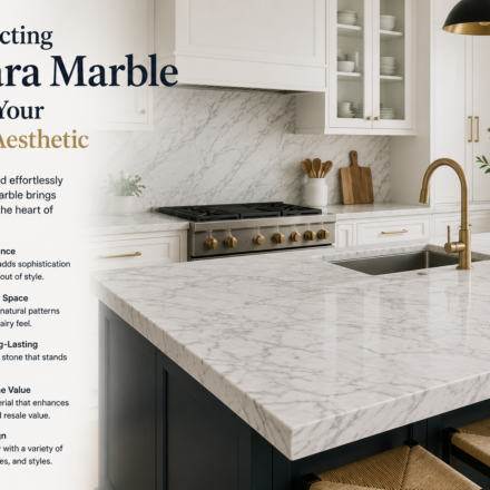 How Selecting Carrara Marble Elevates Your Kitchen Aesthetic