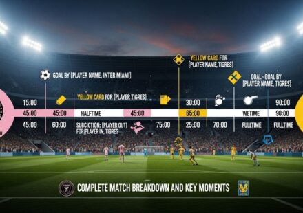 Inter Miami vs Tigres UANL Timeline