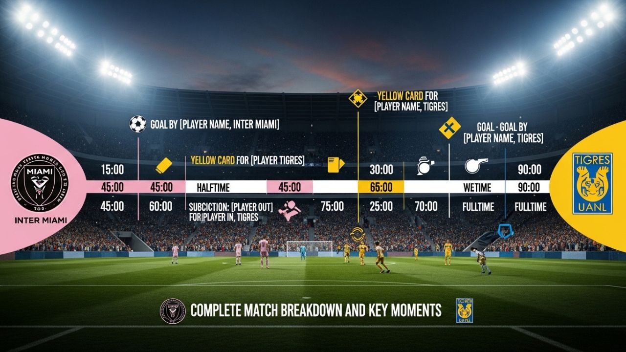 Inter Miami vs Tigres UANL Timeline: Complete Match Breakdown and Key Moments