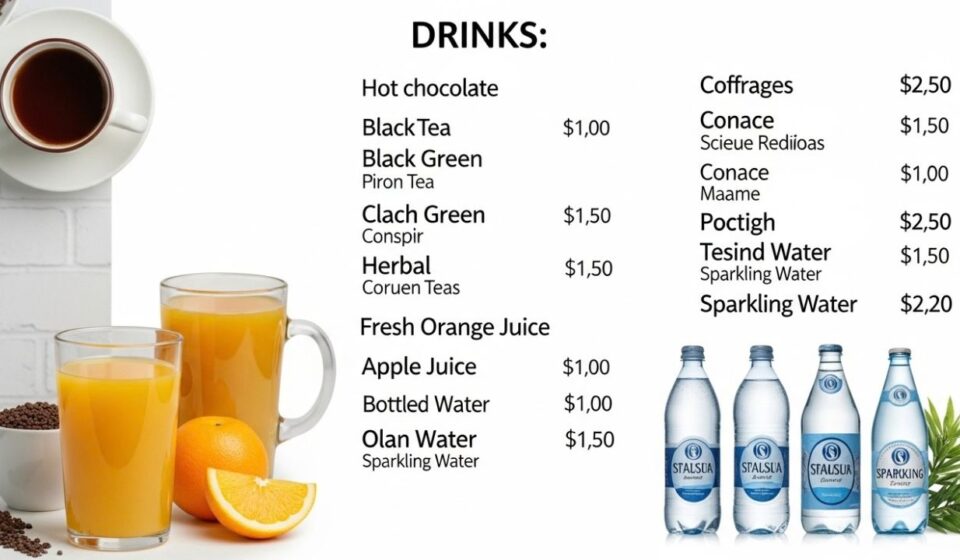 Scooters Menu