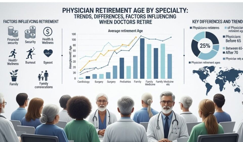 Physician Retirement Age by Specialty
