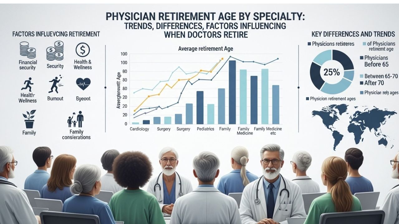 Physician Retirement Age by Specialty: Trends, Differences, and Factors Influencing When Doctors Retire