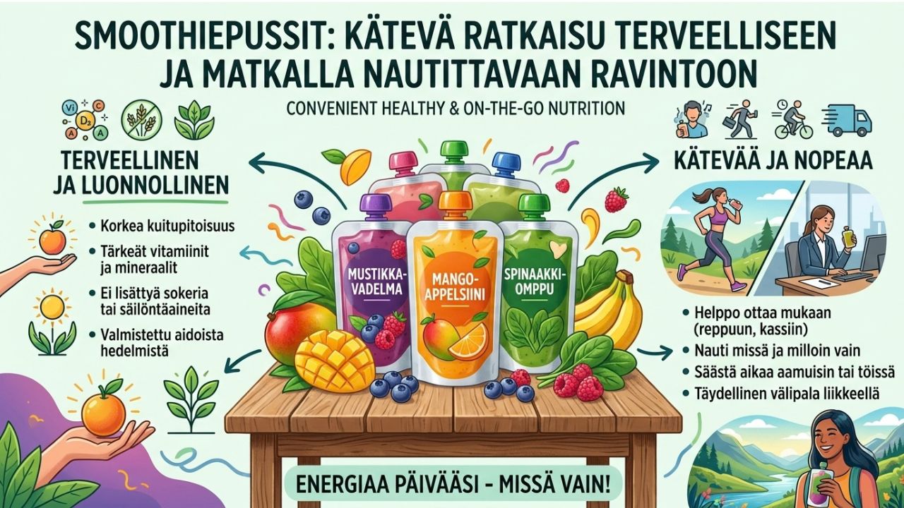 Smoothiepussit: A Convenient Solution for Healthy and On-the-Go Nutrition