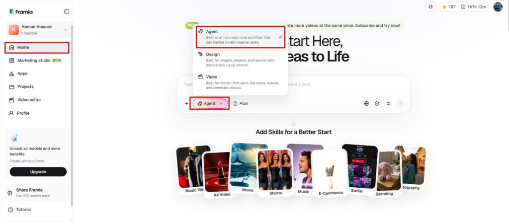 Pick a video model for transformation-focused ads
